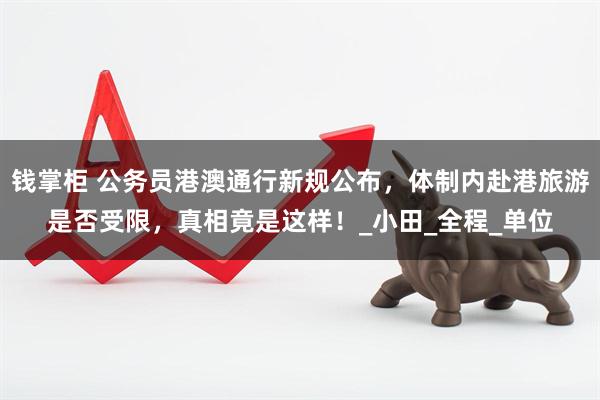 钱掌柜 公务员港澳通行新规公布，体制内赴港旅游是否受限，真相竟是这样！_小田_全程_单位